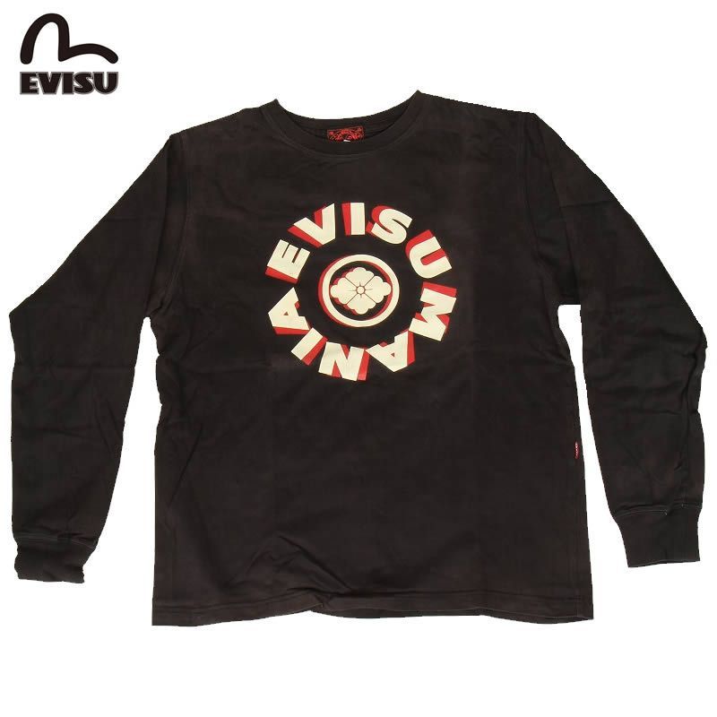 訳あり EVISU エヴィス EVISUJEANS USED 長袖 ロンT プリント 訳あり EVISU エヴィス EVISUJEANS USED 長袖 ロンT プリント