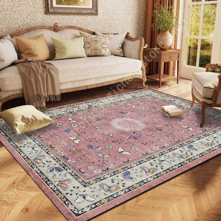 ペルシャラグ カーペット 3畳 ペルシャ絨毯風 ラグ マット 2畳 花柄