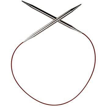ChiaoGoo Red Lace Circular 24-inch (61cm) Stainless Steel Knitting Needle; Size US 4 (3.5mm) 7024-4 by ChiaoGoo