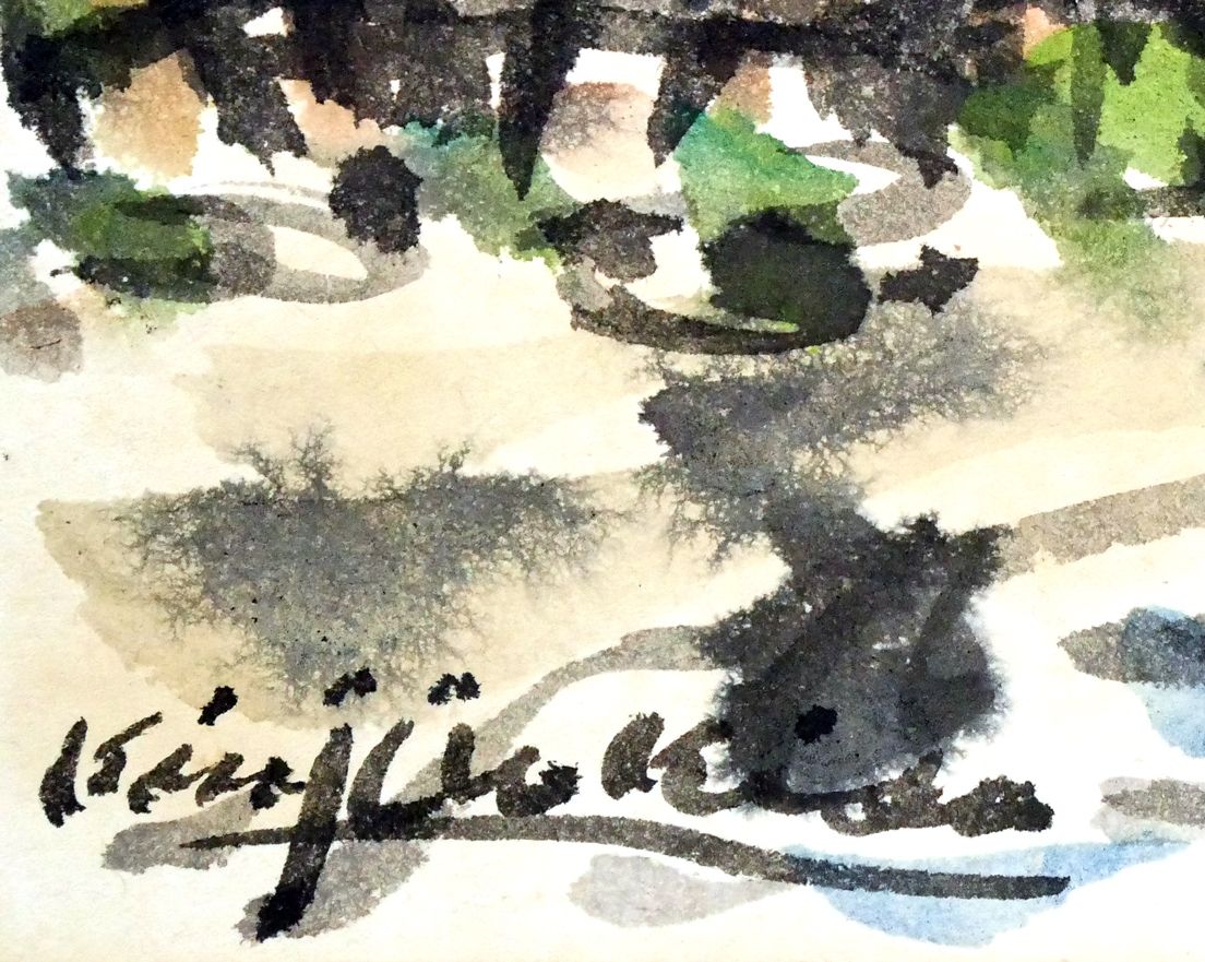 紫陽花 あじさい キャンバス S8号 画家 小楠アキコ作品 S8号 紫陽花