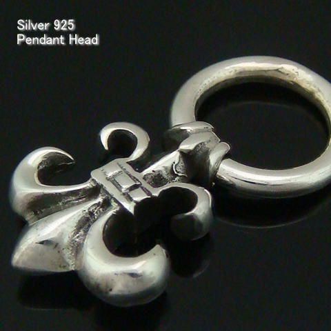 シルバー925 百合の紋章のペンダントヘッド silver925 シルバー
