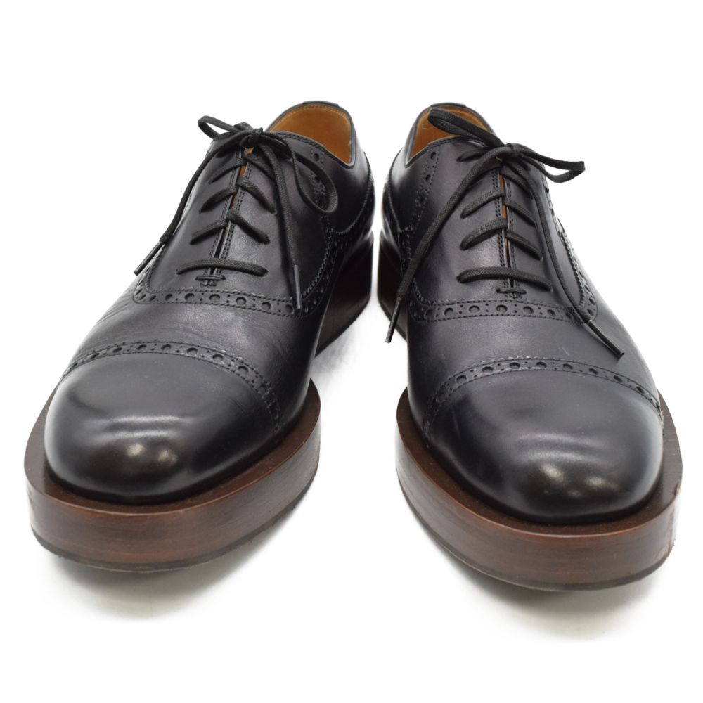 GUCCI (グッチ) レザー ストレートチップ ドレス シューズ