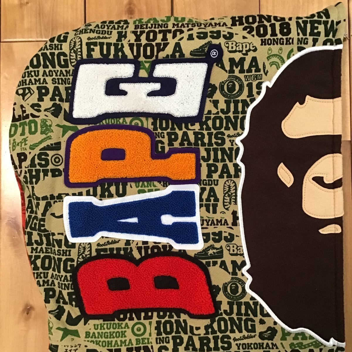 ☆新品☆ 2XL XXV CITIES CAMO ape head タイガー パーカー tiger full  