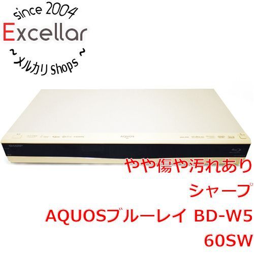 SHARP　AQUOS ブルーレイディスクレコーダー BD-W560SW　リモコンなし　本体いたみ