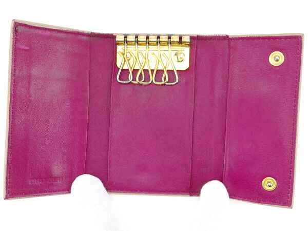 ミュウミュウ MIUMIU キーケース 54780 レディース 中古 - メルカリ