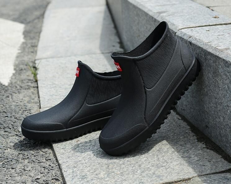 レインシューズ メンズ レインブーツ 雨靴 ブラック ショートブーツ 通勤 作業用 農作業 掃除 ラバーブーツ 雨 雪 雨靴 歩きやすい 疲れにくい 防水 防滑 梅雨 釣り おしゃれ 4COLOR xzdssgg