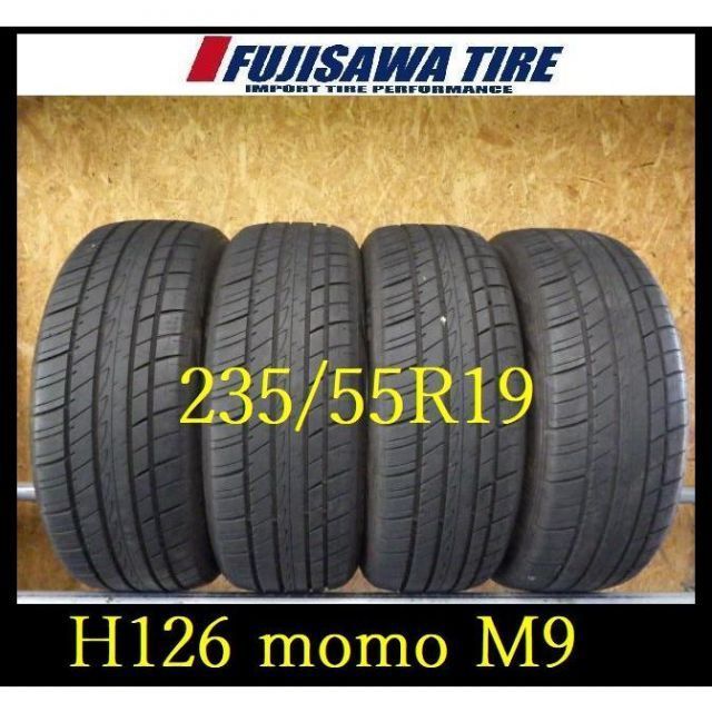 H 126 2021 製造 約7 5部山 momo A LUSION M 9 235 55 R 19 4本