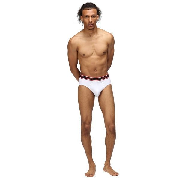 リーボック メンズ ブリーフパンツ アンダーウェア 3 Pack Cotton Elastane Briefs Mens Black White Grey