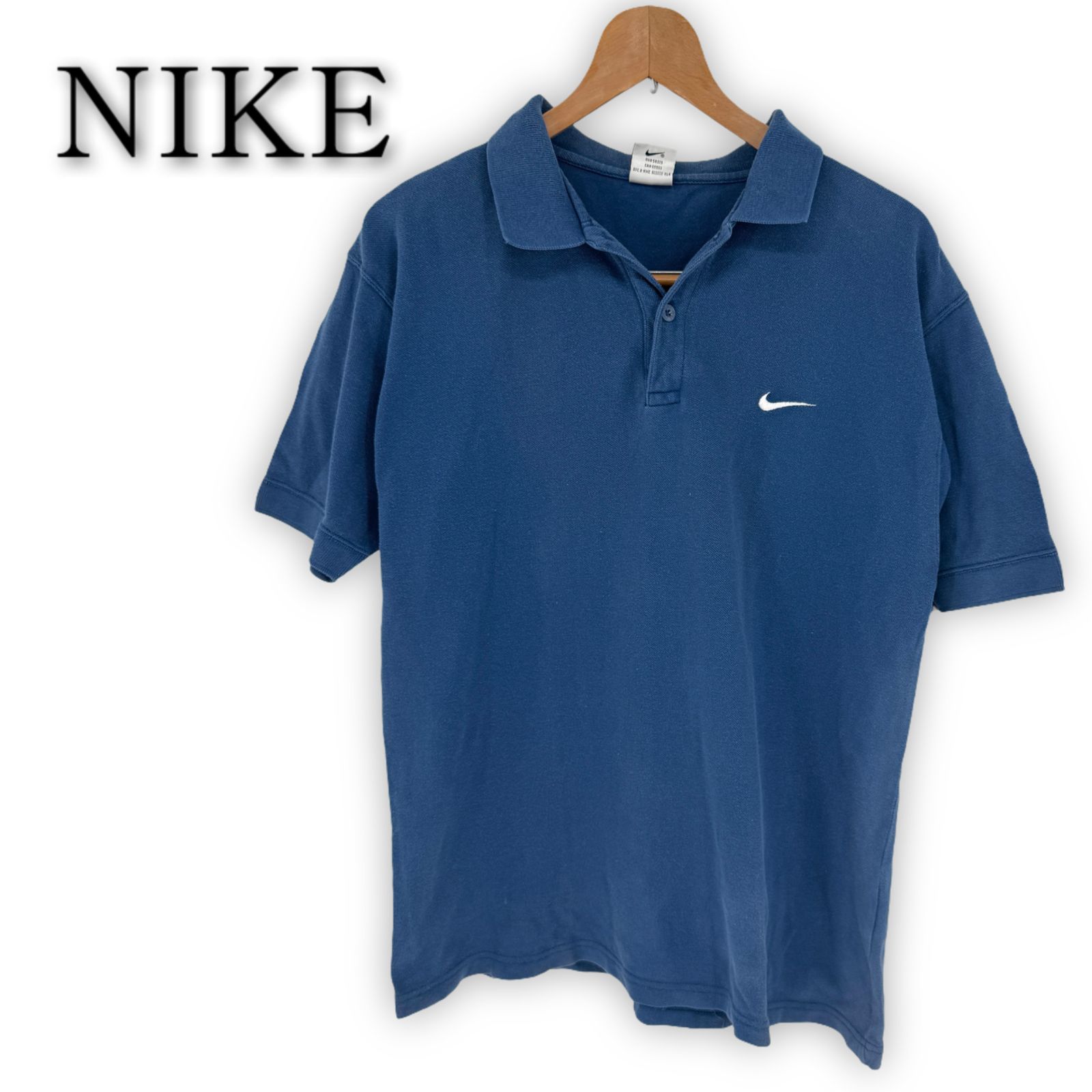 90s vintage NIKE ナイキ used 銀タグ ポロシャツ M 半袖シャツ メンズ 