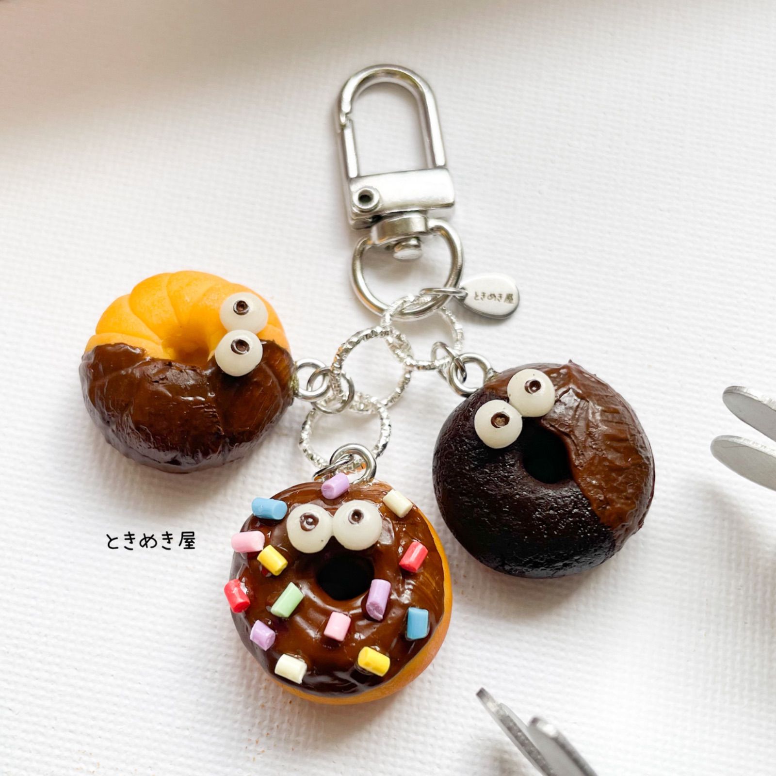 惣菜パン♡コーンマヨ♡ こぶた フェイクフード チャーム フェイク