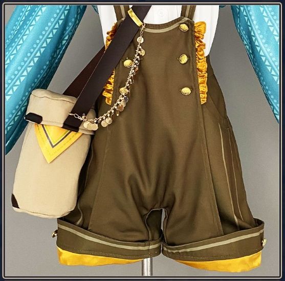 制服風 背帯ズボン