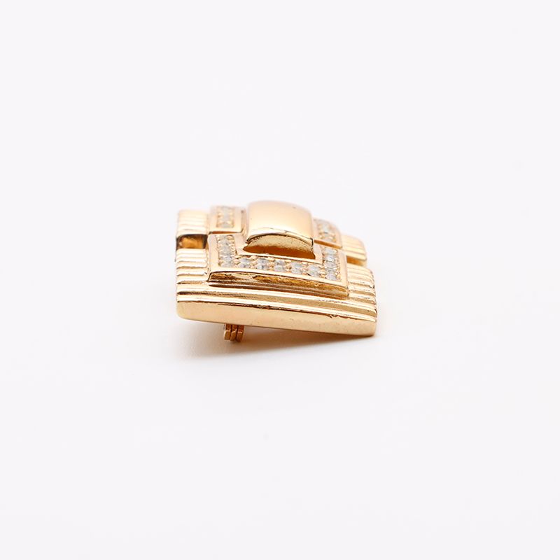 【美品】レア　クリスチャンディオール　ヴィンテージ　ブローチ　　ラインストーン クリスチャンディオール Christian Dior ヴィンテージ ロゴ