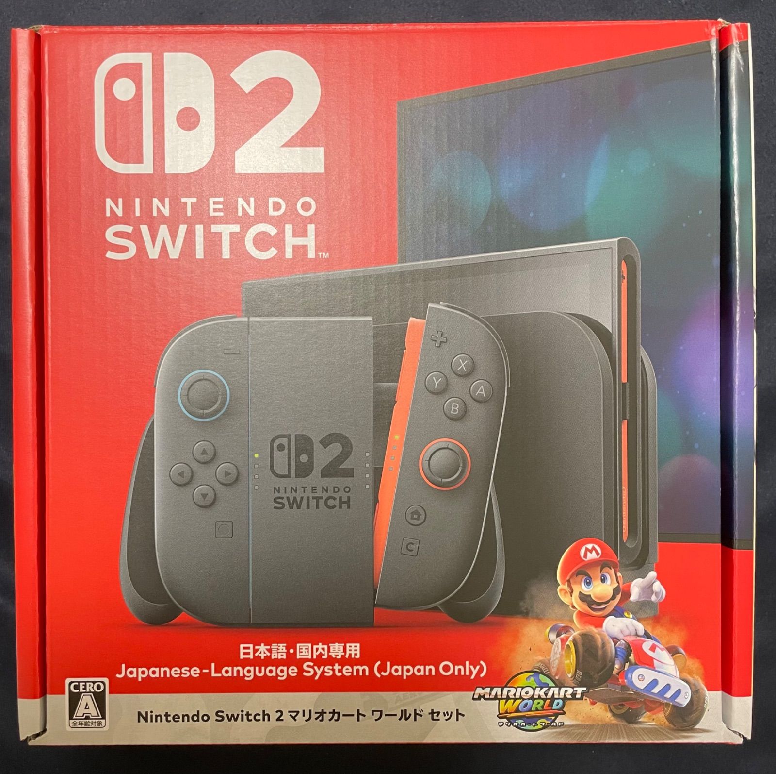 NintendoSwitch2本体日本語専用マリオカートワールドセット領収書付き Nintendo Switch NintendoSwitch2 マリオカートワールド同梱版