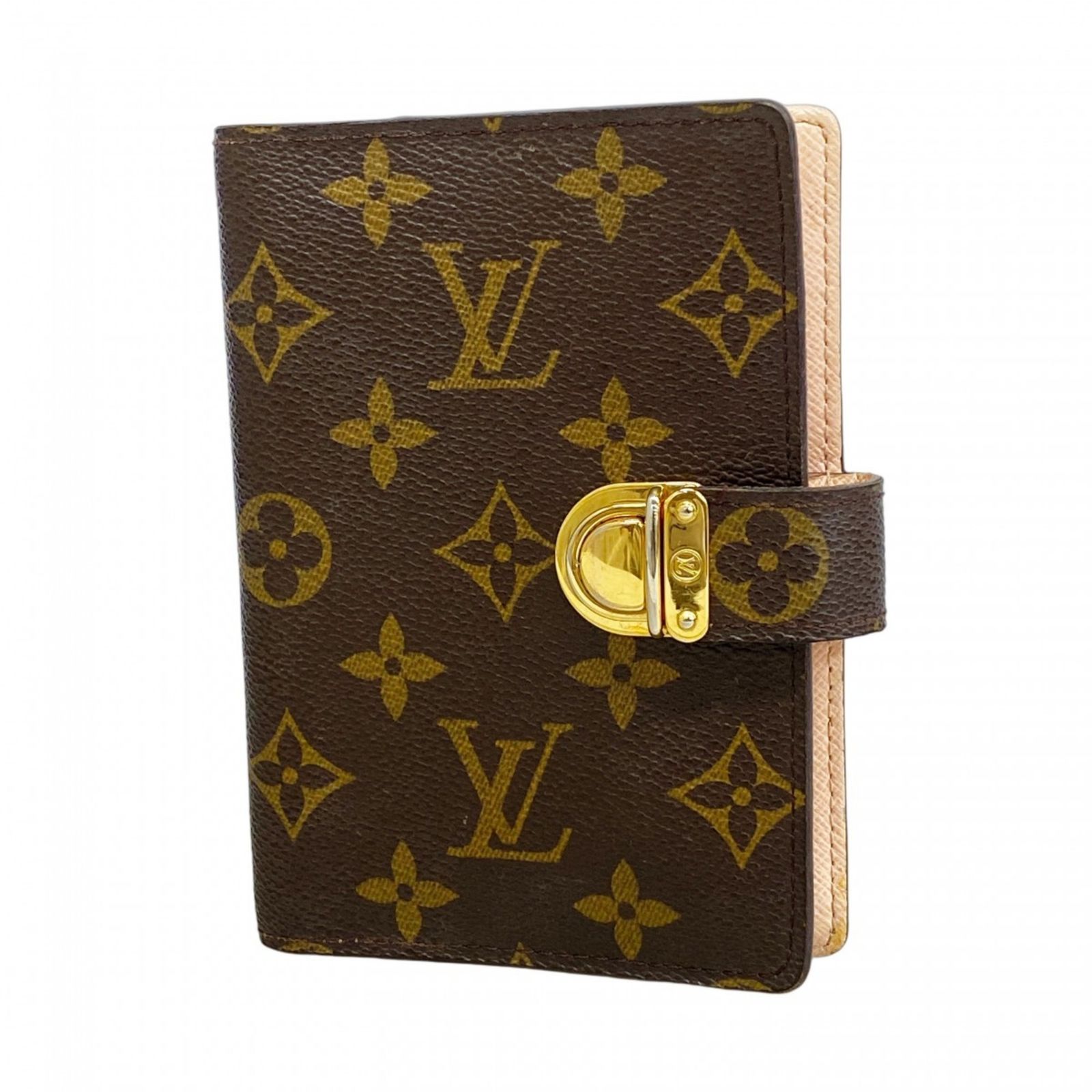 ルイ ヴィトン Louis Vuitton ルイ ヴィトン 手帳カバー モノグラム アジェンダPMコアラ R21013 ブラウン ローズレディース