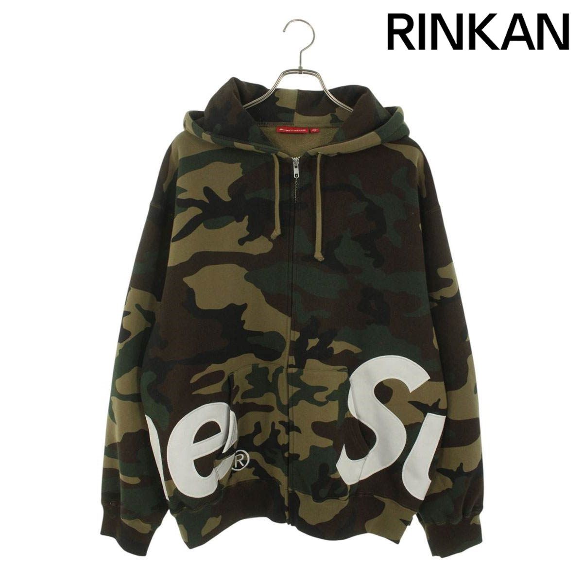シュプリーム 25SS Big Logo Zip Up Hooded Sweatshirt ビッグロゴジップアップパーカー メンズ L
