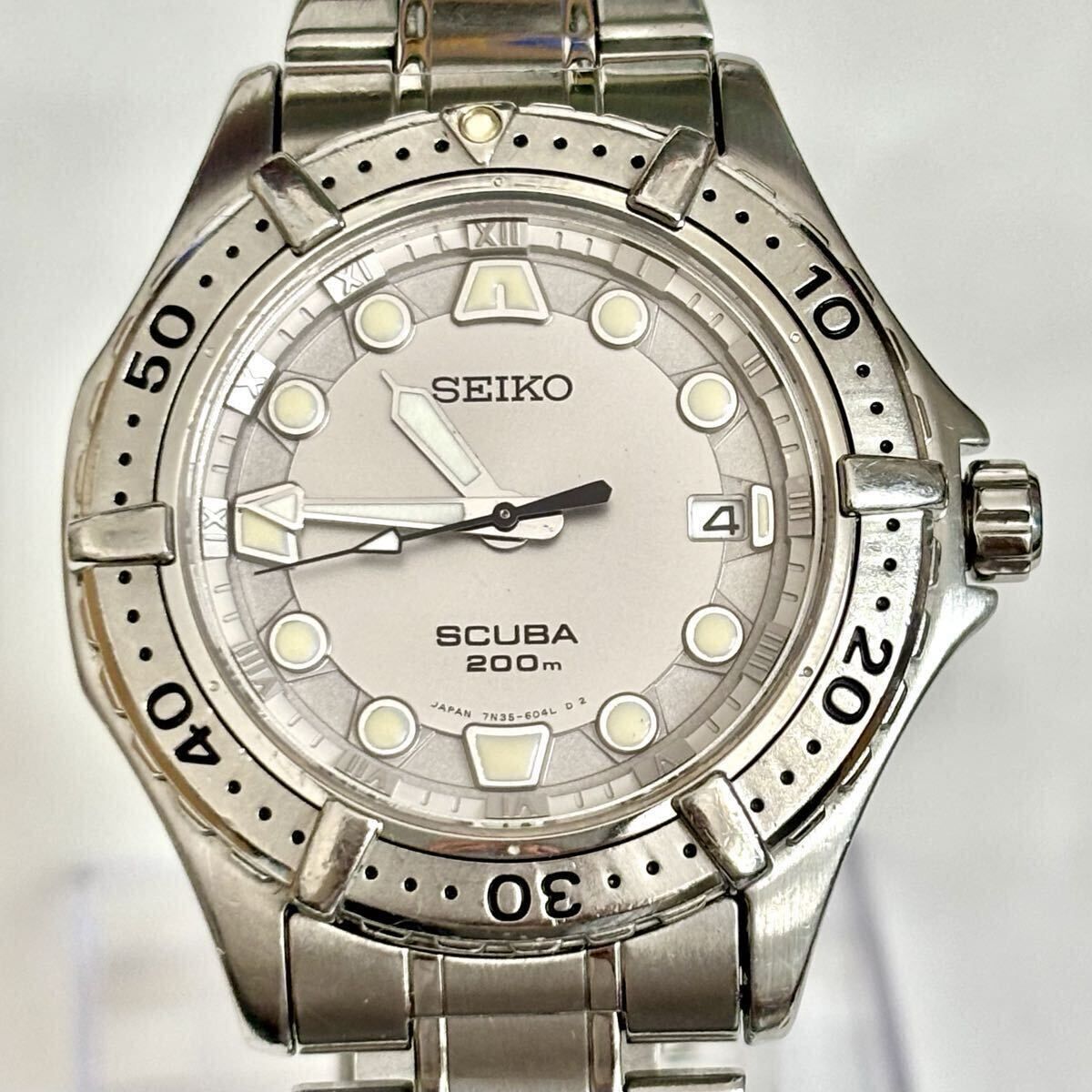 新品電池】 SEIKO セイコー SCUBA スキューバ メンズ 腕時計 ダイバー