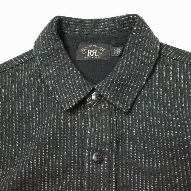 RRL ダブルアールエル Quilt Overshirt ジャカードオーバーシャツ