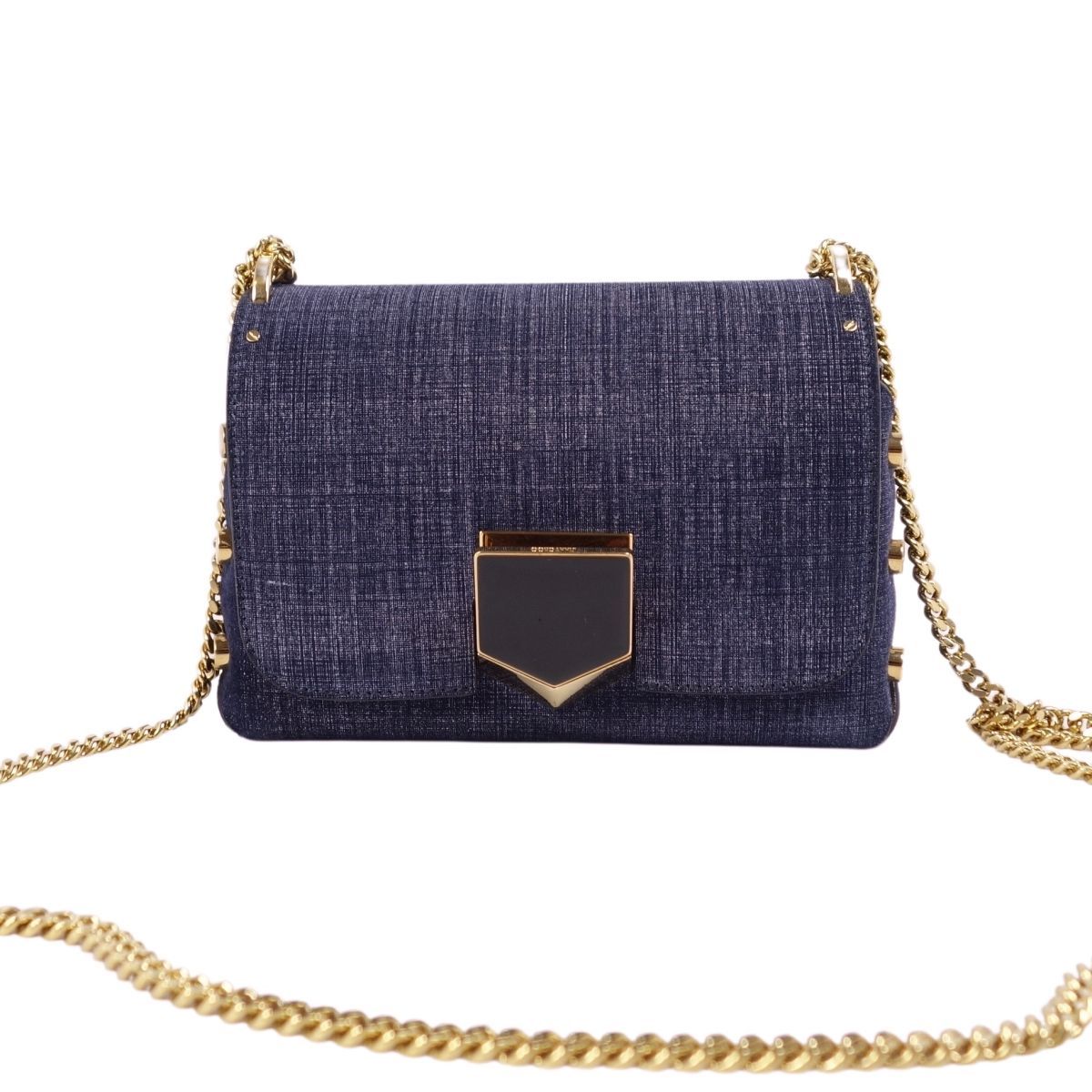 美品 ジミーチュウ JIMMY CHOO バッグ LOCKETT PETITE ロケットプティ 