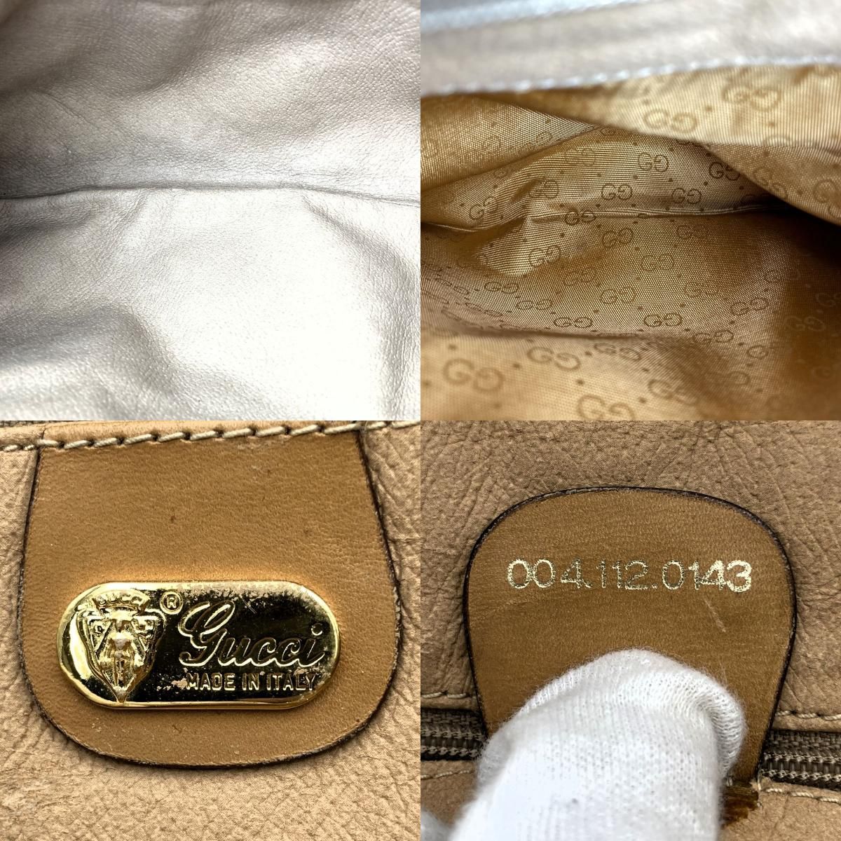 GUCCI グッチ オールドグッチ マイクロGG クラッチバッグ セカンド