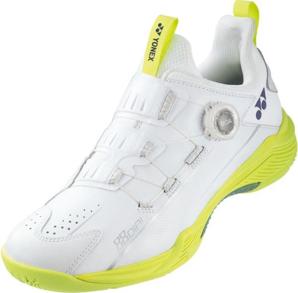 【新品・5営業日で発送】YONEX ヨネックス パワークッション88ダイヤル (SHB88D2) 色 : ホワイト／ライムイエロー サイズ : 27.5 