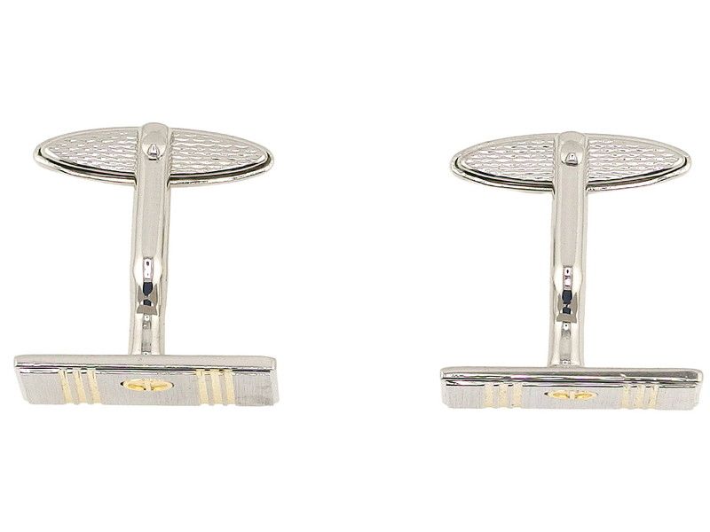 カフス シルバー×ゴールド