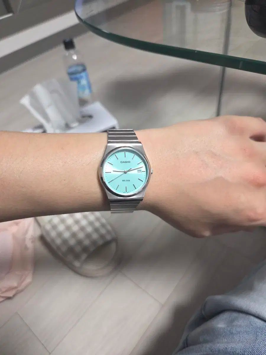 CASIO カシオ Tiffany ティファニー ターコイズブルー MTP ー B145D 2A1