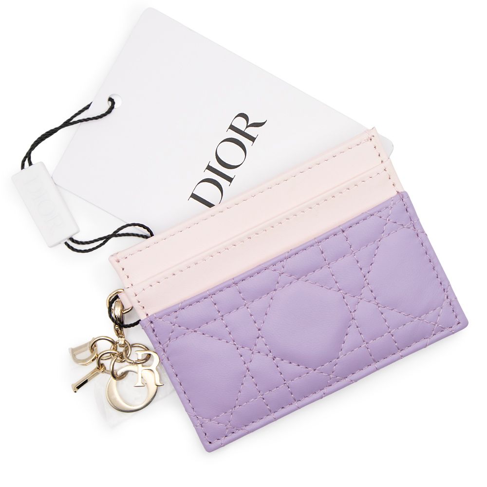 クリスチャンディオール Lady Dior Freesia カードホルダー ケース 