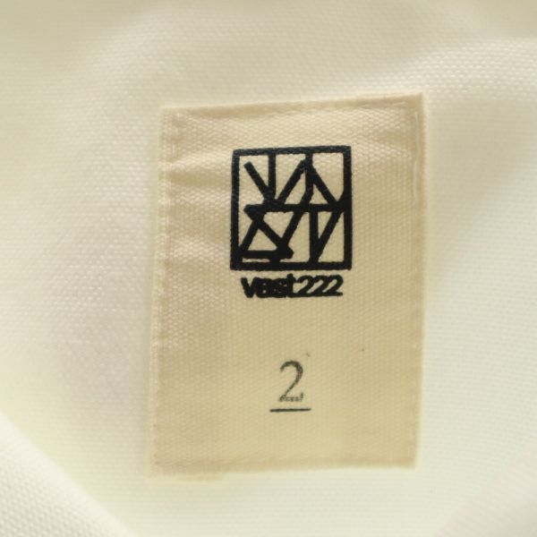 新品 バースト222 18AW コート 2 白 vast222 日本製 プルオーバー
