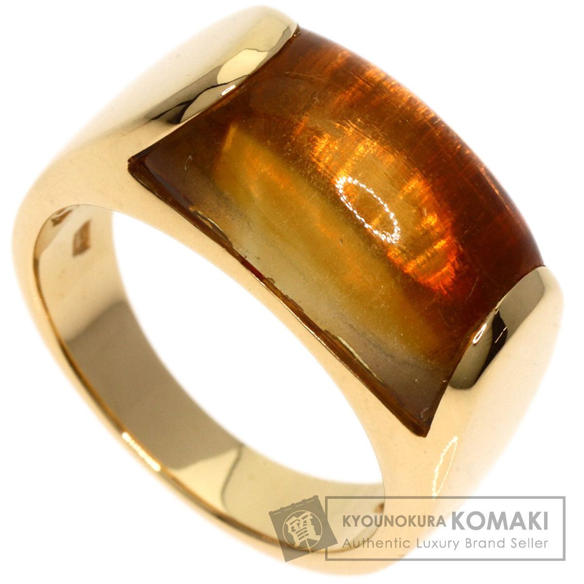 BVLGARI ブルガリ トロンケット シトリン リング・指輪 K18YG
