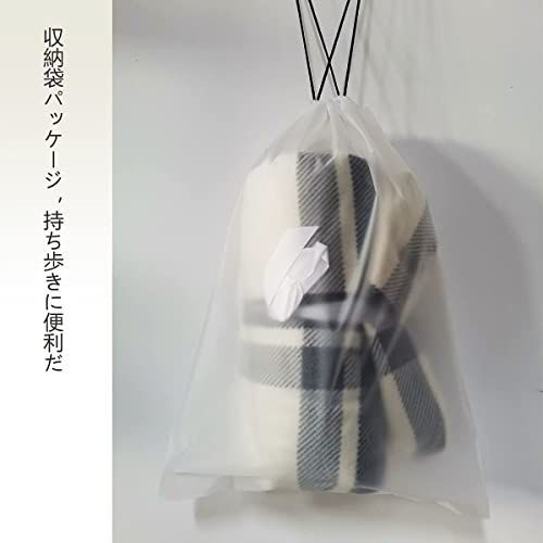 【色: Off-white】Missmat ひざ掛け ブランケット 膝掛け 着る