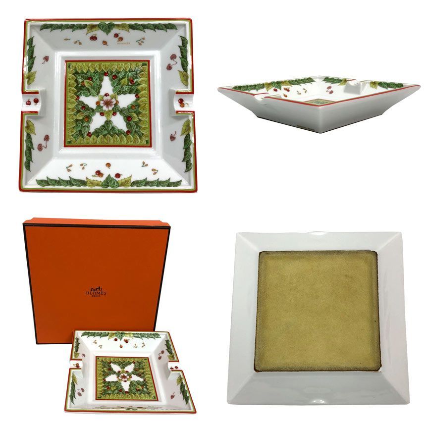 HERMES エルメス 灰皿 アッシュトレイ ピタゴラス aq7388 【公式通販】