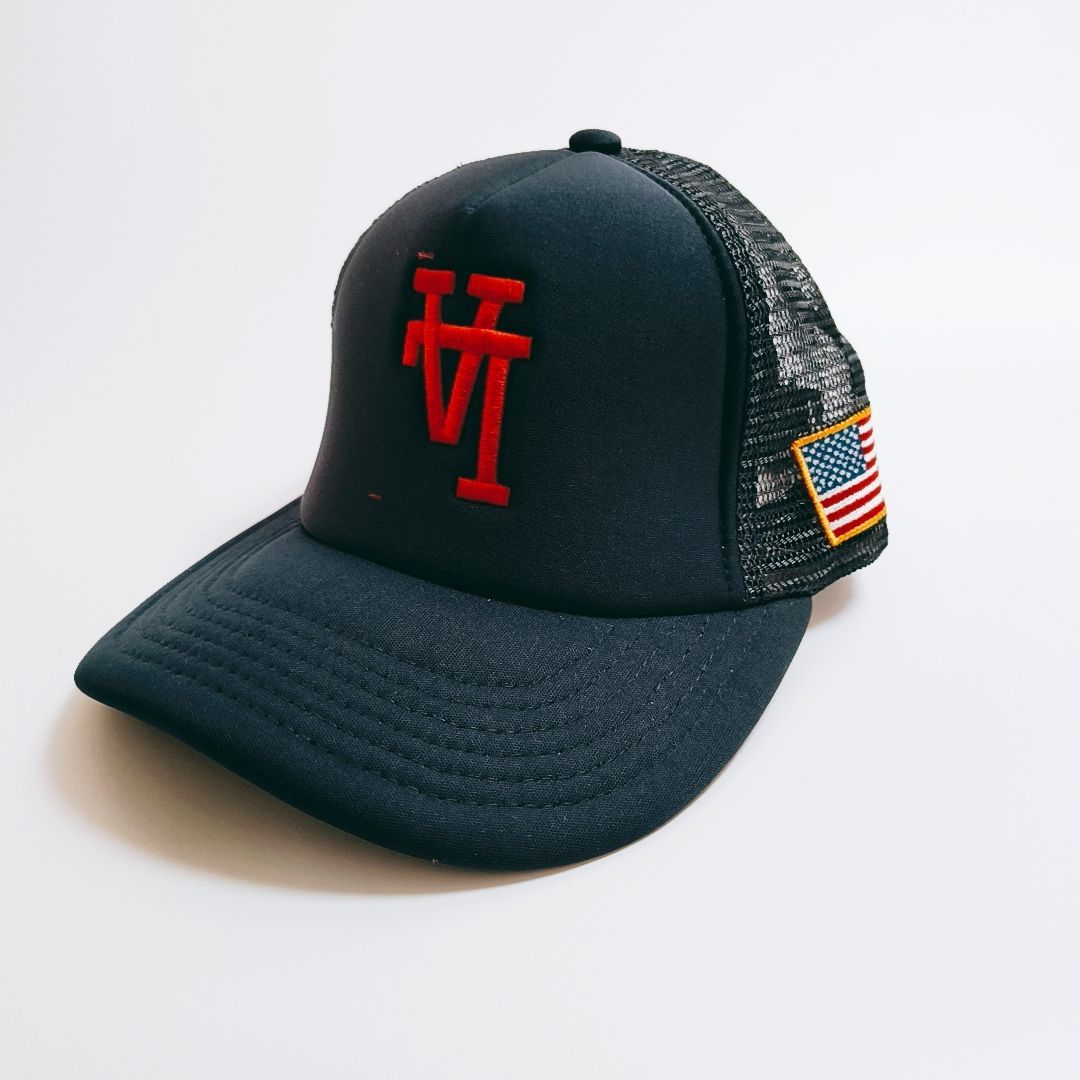 日本未発売◆UNIFORM STUDIOS キャップ 反転LAロゴ帽子 メッシュ 新品未使用・日本未発売】UNIFORM STUDIOS キャップ 反転LAロゴ