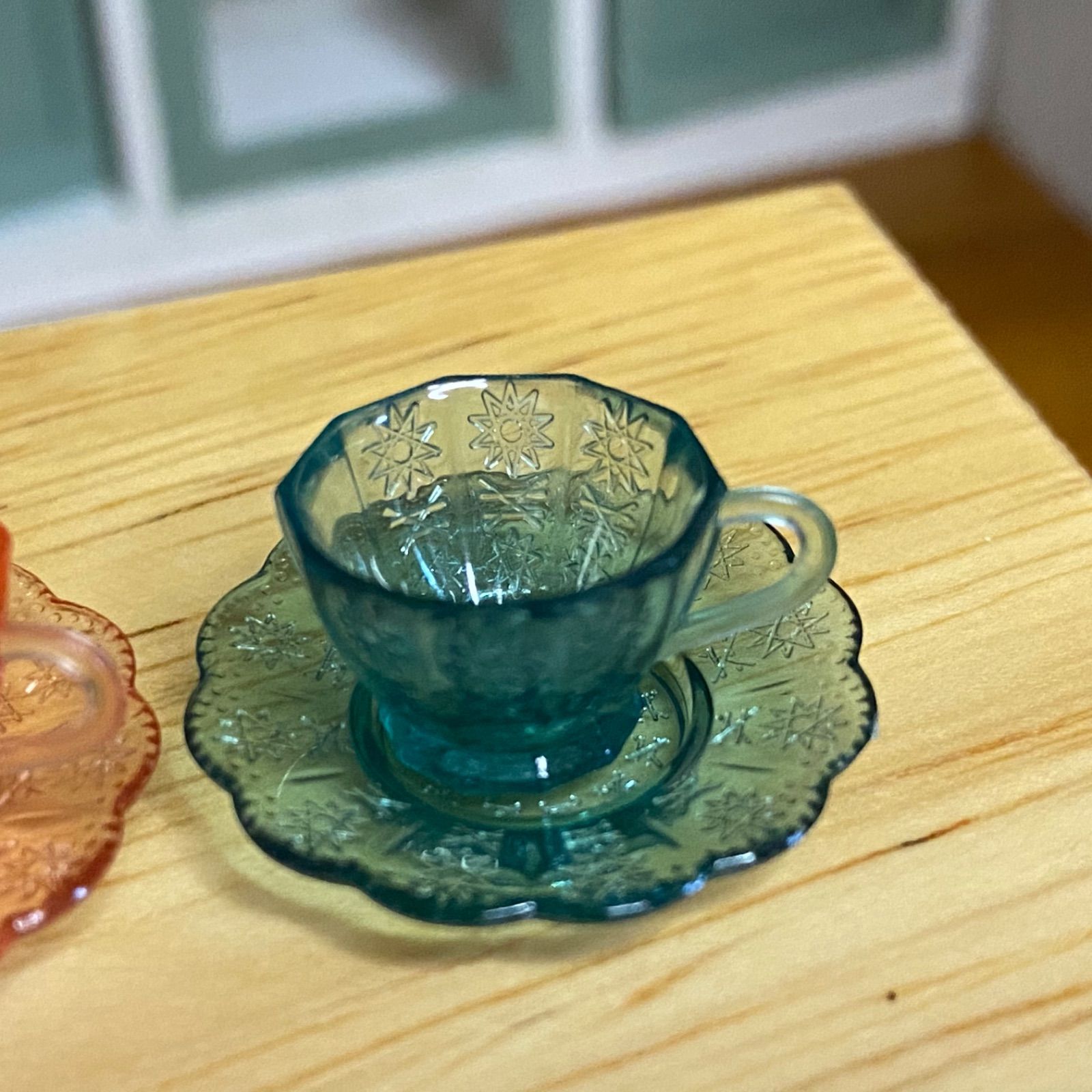 ティーカップ＆ソーサーセット ドールハウス ミニチュア - メルカリ