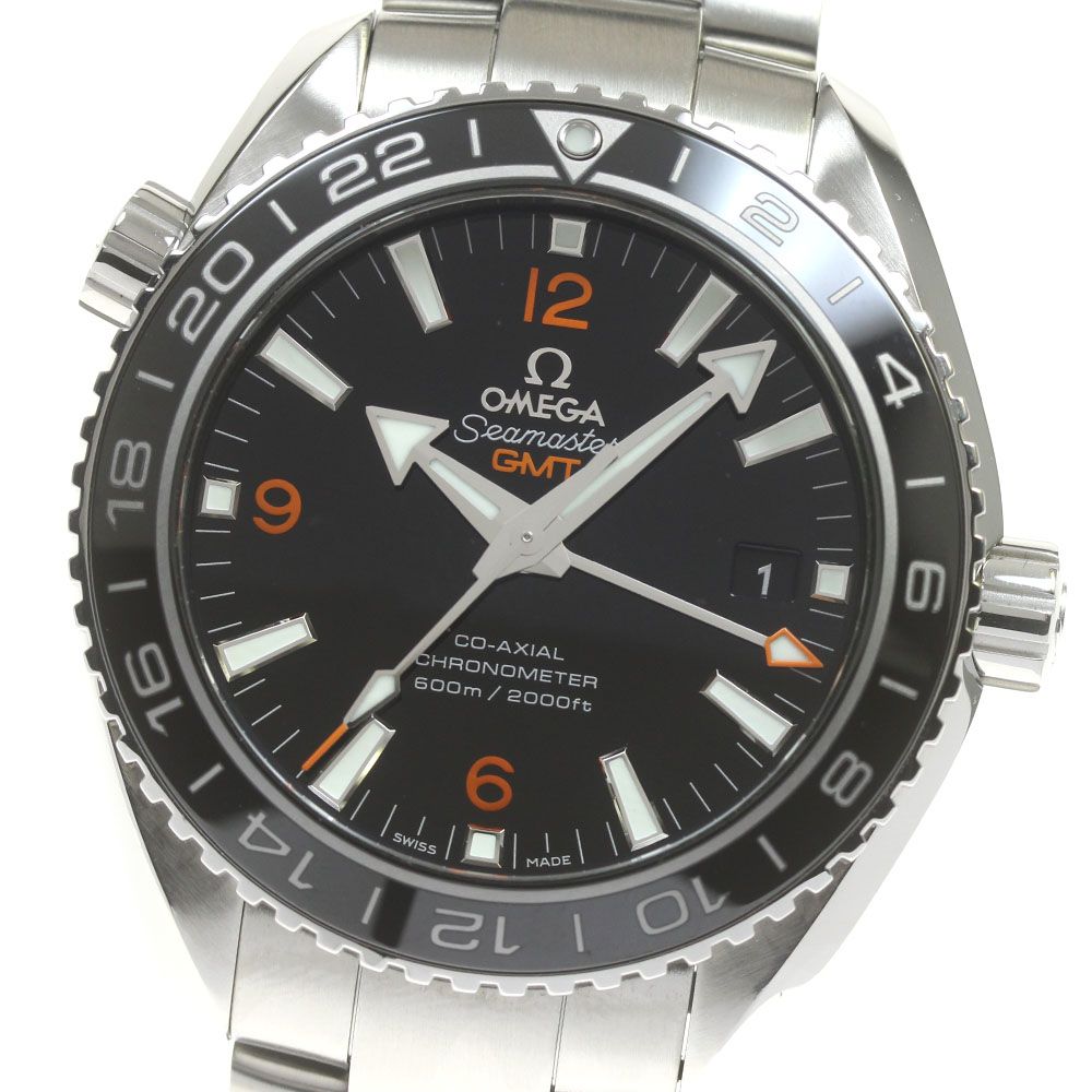 オメガ OMEGA 232.30.44.22.01.002 シーマスター プラネットオーシャン GMT 自動巻き メンズ良品箱・保証書付き_844649