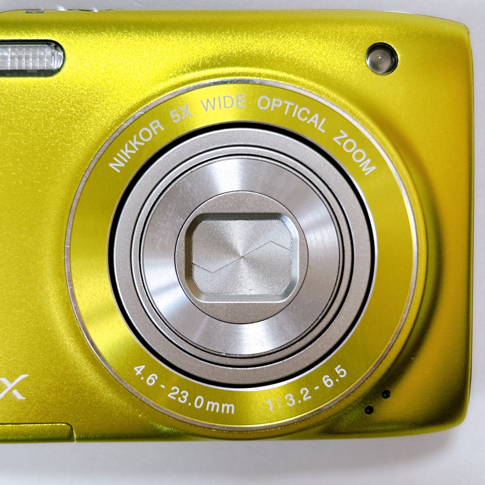 ニコン coolpix s3100 イエロー デジカメ 動作確認済み 箱あり ケース