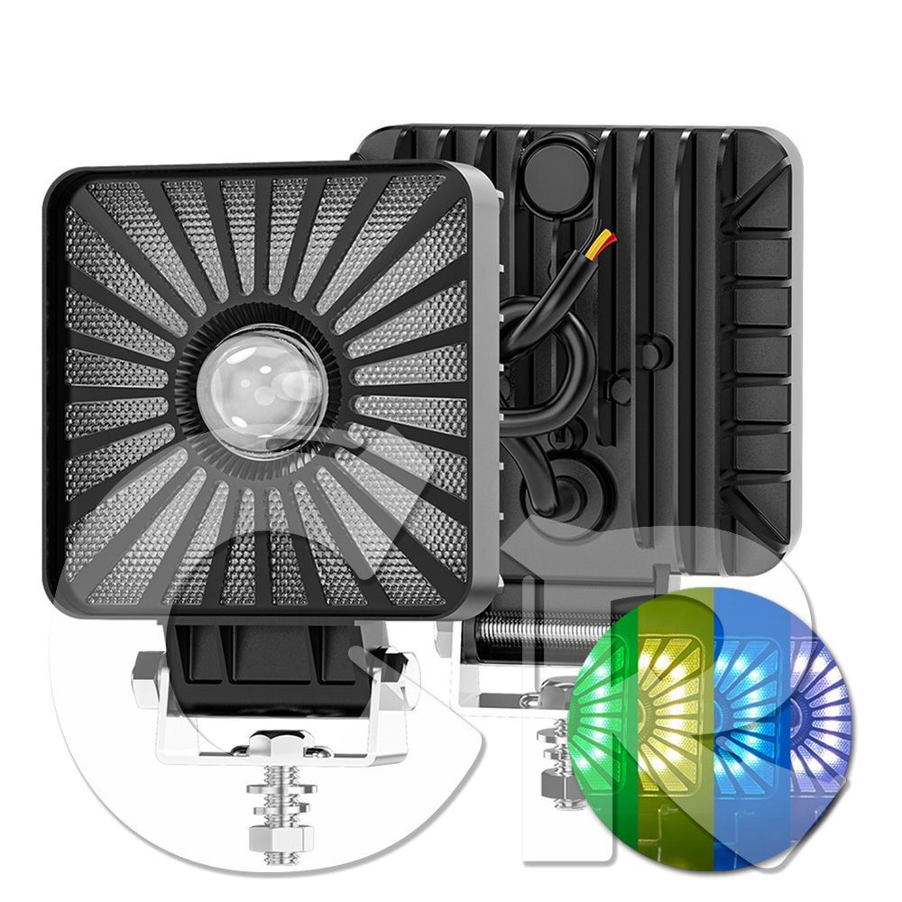 オーム(OHM) センサーライト 高速フラッシュで威嚇 AC電源 2灯