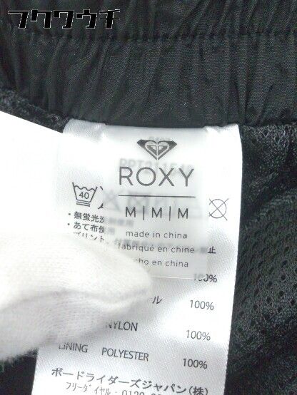 ◇ Roxy ロキシー ジャージ パンツ サイズM ブラック ホワイト系