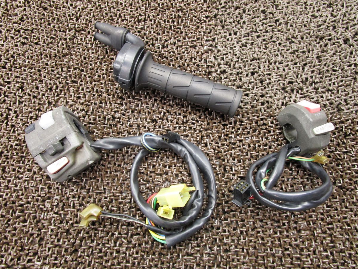 FZR250R ハンドルスイッチ 左右 スロットル ○W485！3LN ヤマハ 【 1HX