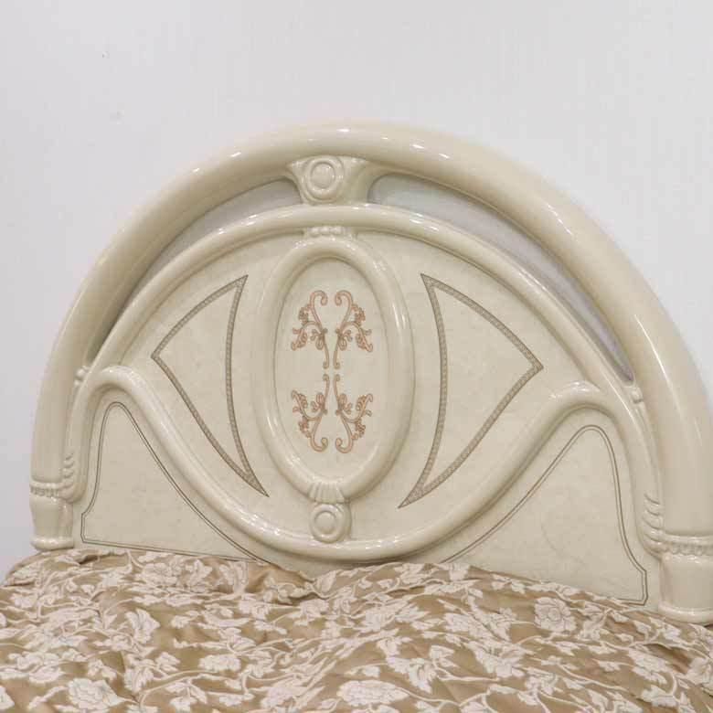 サルタレッリ フローレンス ベッドフレーム シングルベッド アイボリー