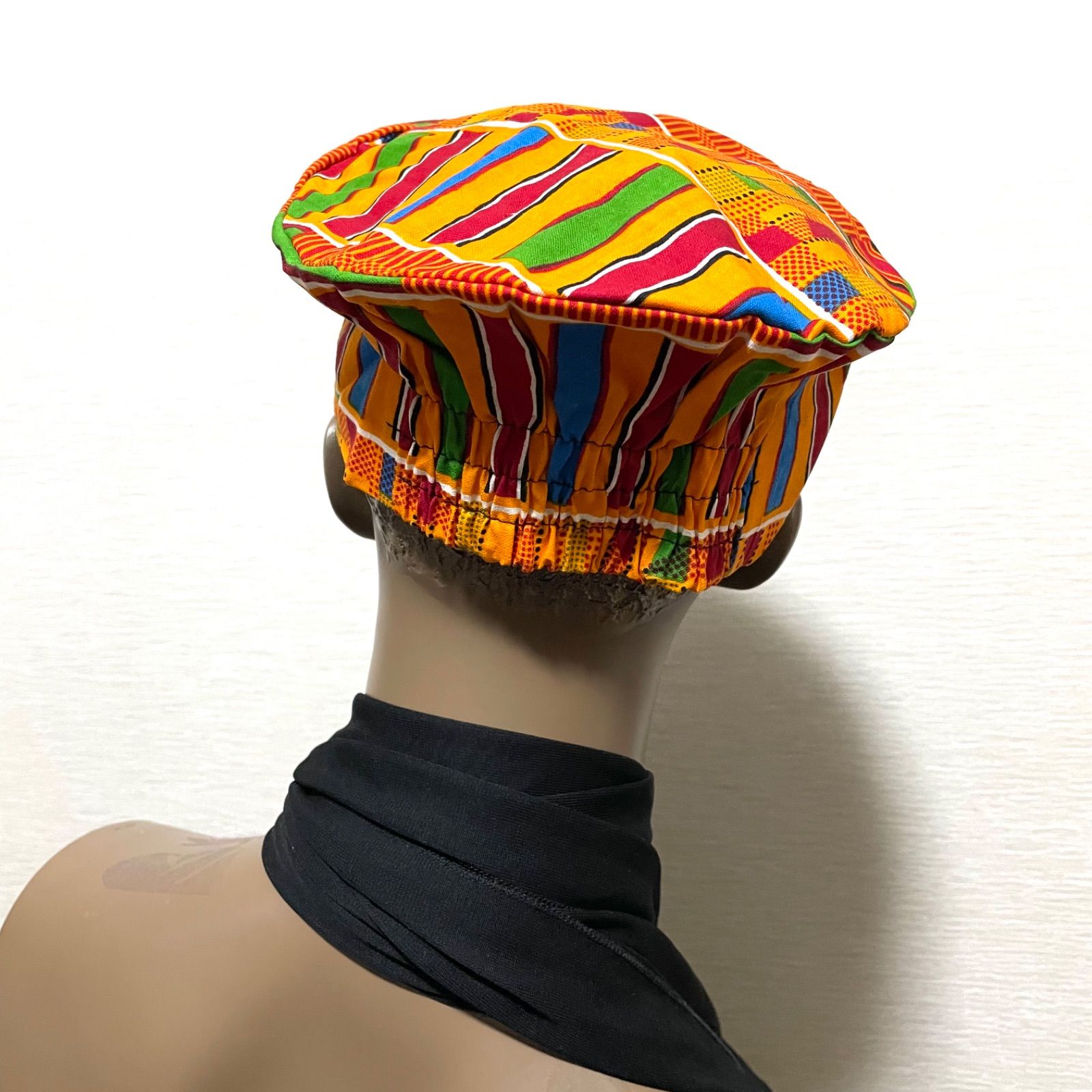 ケンテ アフリカンプリント ハット 帽子 kufi hat - メルカリ