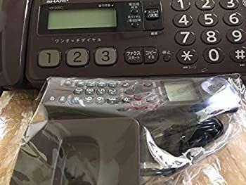 生活家電 【】シャープ デジタルコードレスファックス 子機1台付き 