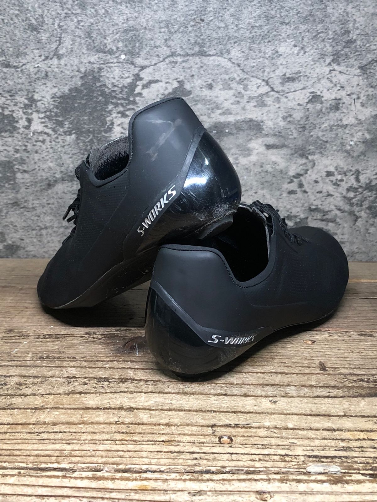 JM763 スペシャライズド SPECIALIZED S-WORKS TORCH LACE ビンディングシューズ 3穴 黒 EU39 ガリ傷