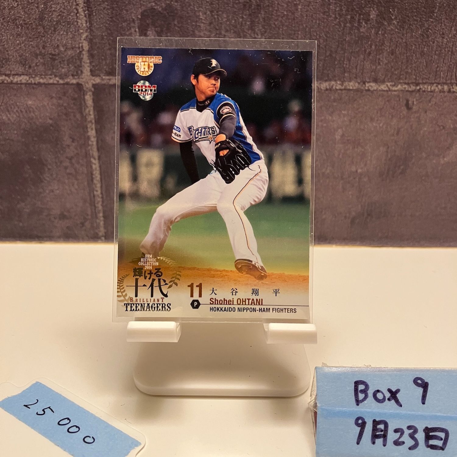 2014 BBM Historic Collection 大谷翔平 北海道日本ハムファイターズ Brilliant Teenagers カード