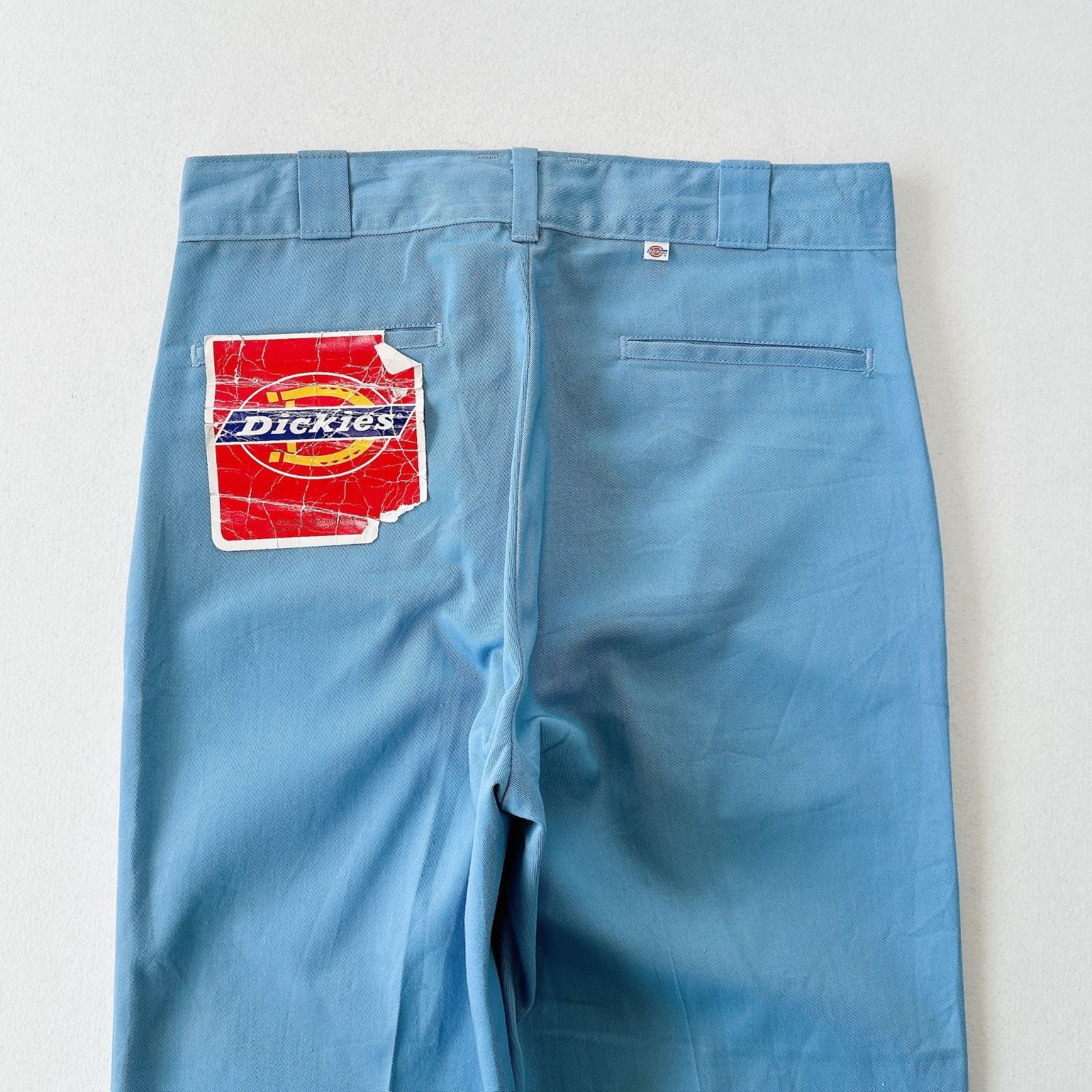 70s usa製 Dickies チビタグ スカイブルー　アルミジップ 70s usa製 Dickies チビタグ スカイブルー アルミジップ