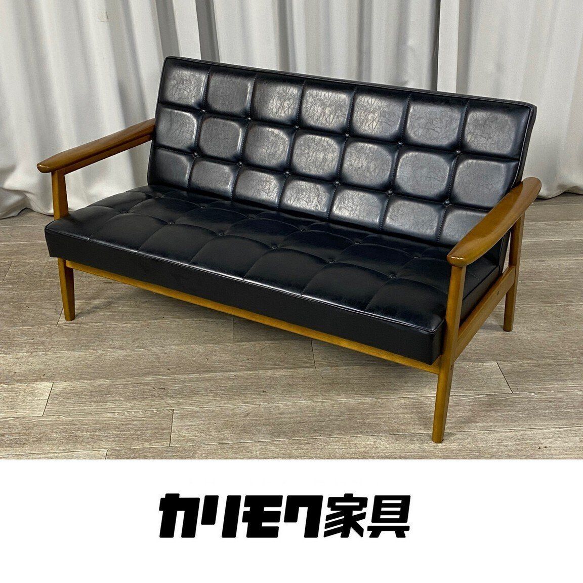 GT74 展示品 カリモク 60 Kチェア 2人掛け ソファ 2P ラブ karimoku