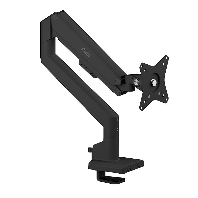 Pixio PS 1 S Wave Black モニターアーム シングル 0