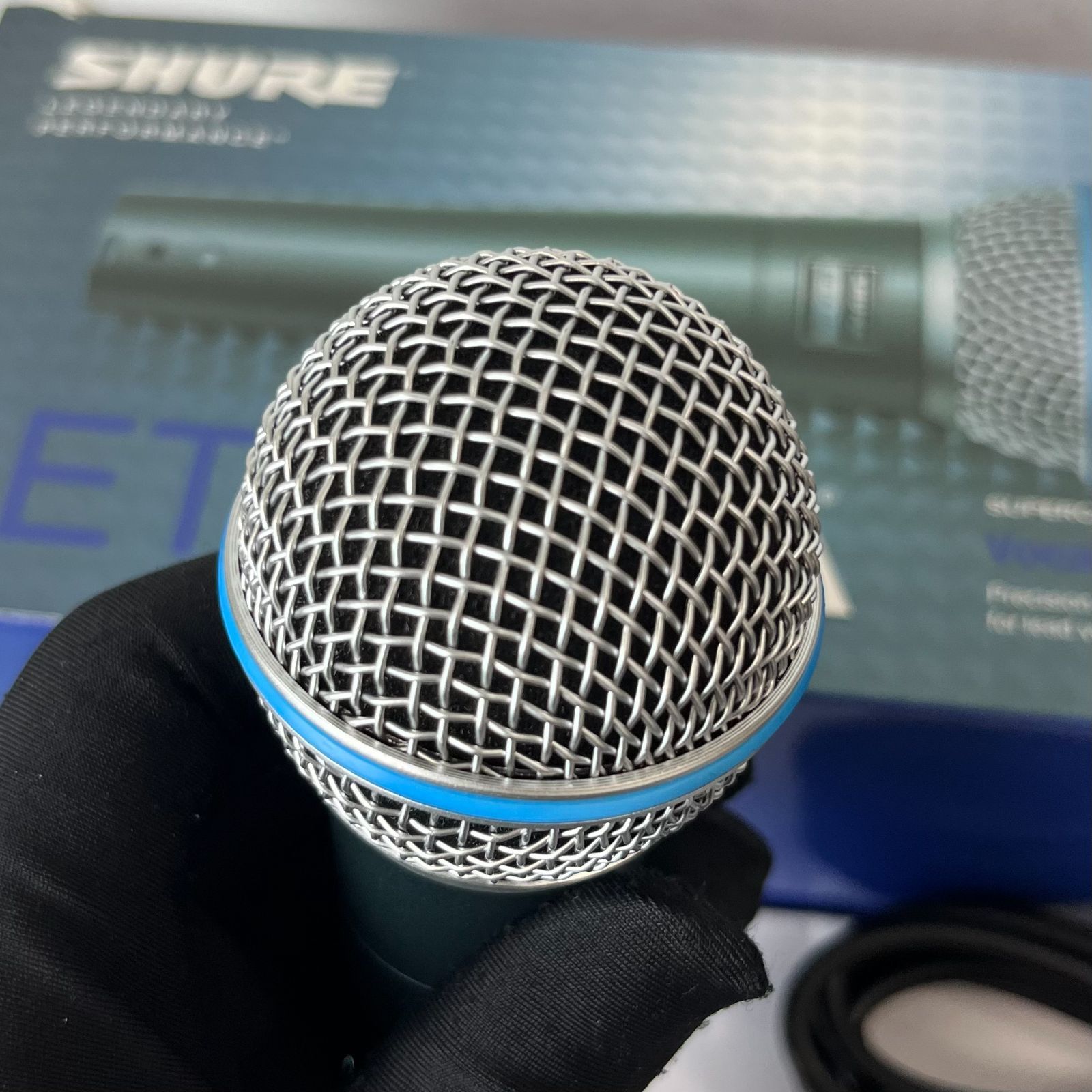SHURE BETA58A ダイナミックマイク　未使用 SHURE Beta58A ダイナミックマイク - パプリカミュージックレンタル