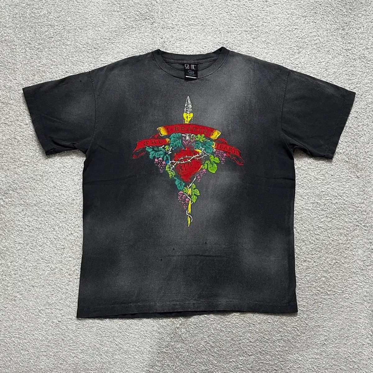 XL SAINT MICHAEL(セント マイケル) 24SS ラストマン 打つこと Tシャツ 