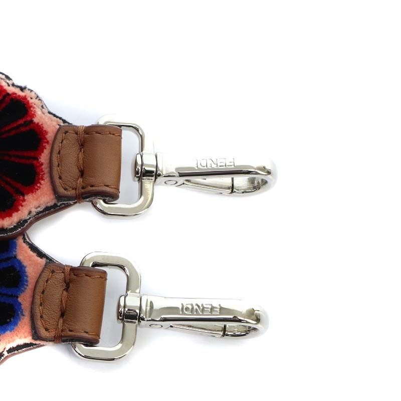 美品 フェンディFENDI フラワー ショート ストラップユー 8AV105 美品 フェンディFENDI フラワー ショート ストラップユー 8AV105