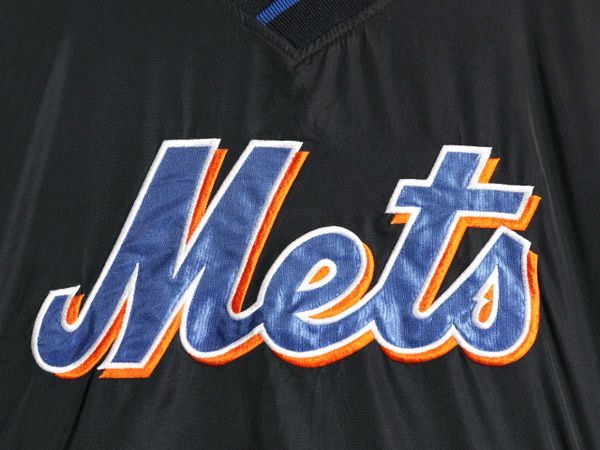 MLB オフィシャル プロプレイヤー メッツ プルオーバー ナイロン